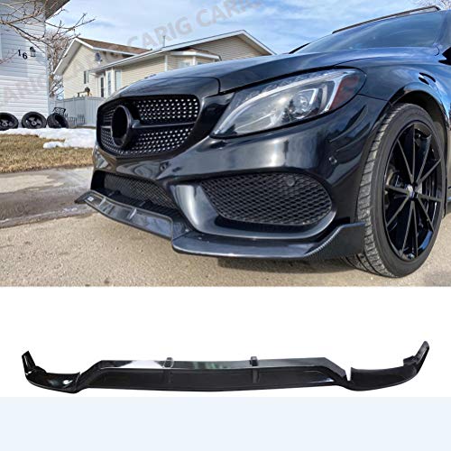 ベンツCクラス W205 2015-2018 AMG フロントスポイラー 黒 51G+wa2t3PL.jpg
